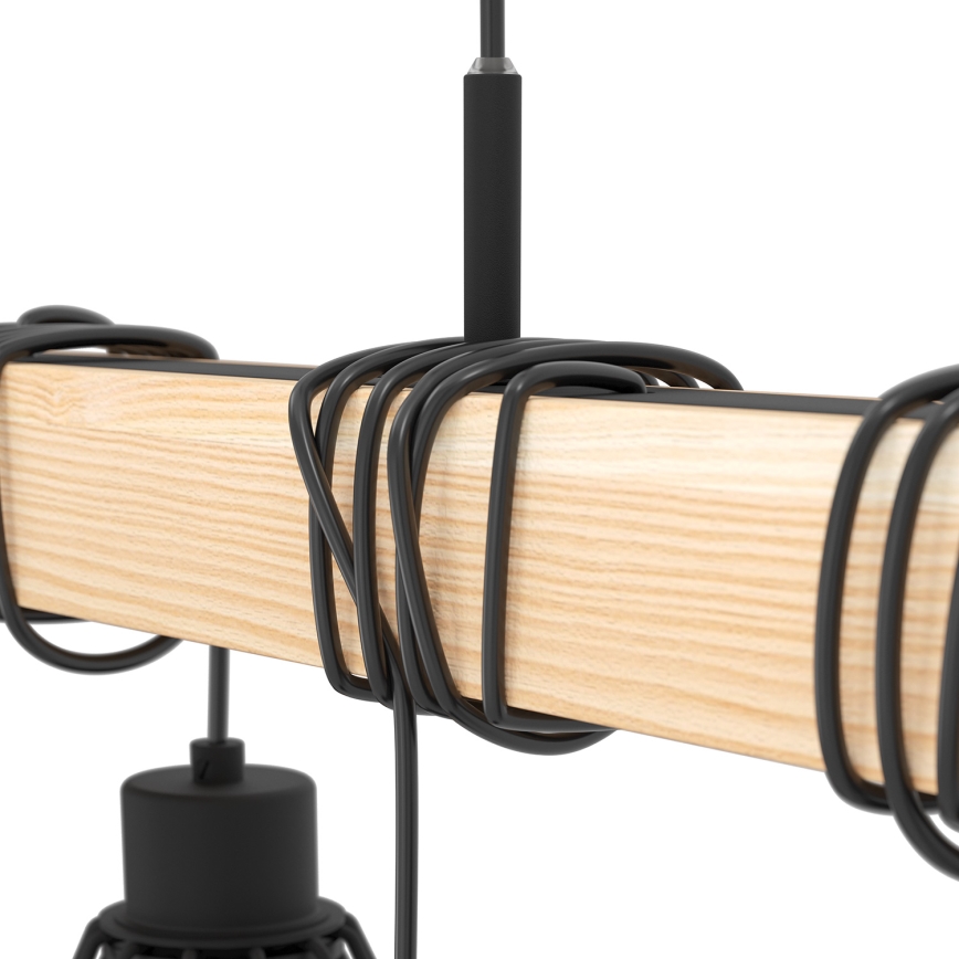 Eglo - Lestenec na vrvici TOWNSHEND 9xE27/60W/230V - FSC certifikat