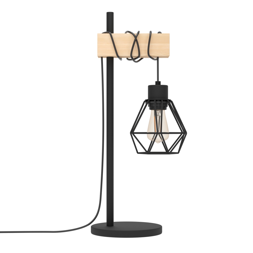 Eglo - Namizna svetilka TOWNSHEND 1xE27/60W/230V - FSC certifikat