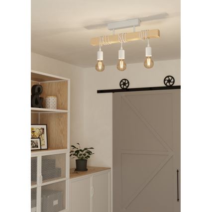 Eglo - Nadgradni lestenec TOWNSHEND 3xE27/60W/230V