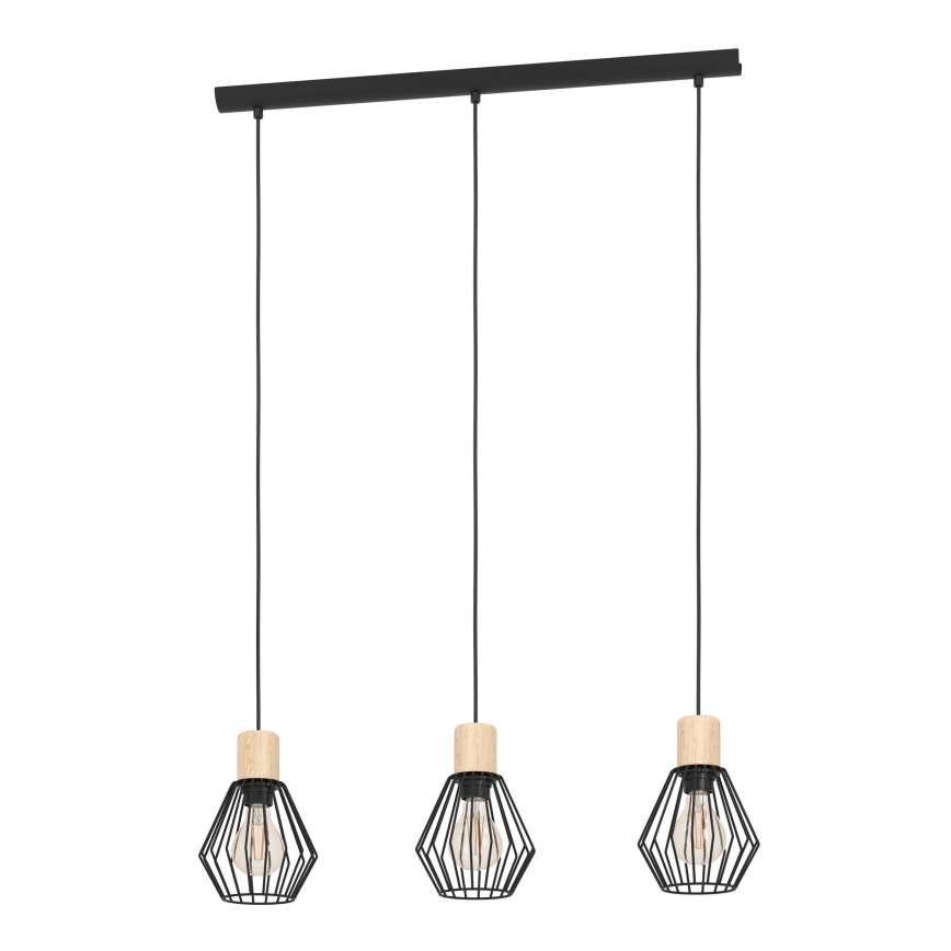 Eglo - Lestenec na vrvici 3xE27/60W/230V