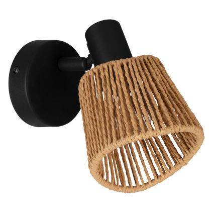 Eglo - Stensko usmerjeno svetilo 1xE14/10W/230V črna/bež