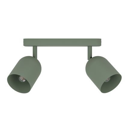 Eglo - Usmerjeno stropno svetilo 2xE14/40W/230V zeleno