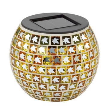 EGLO 47217 - Solarna luč BLATT 1xLED/0,03W oranžna IP44