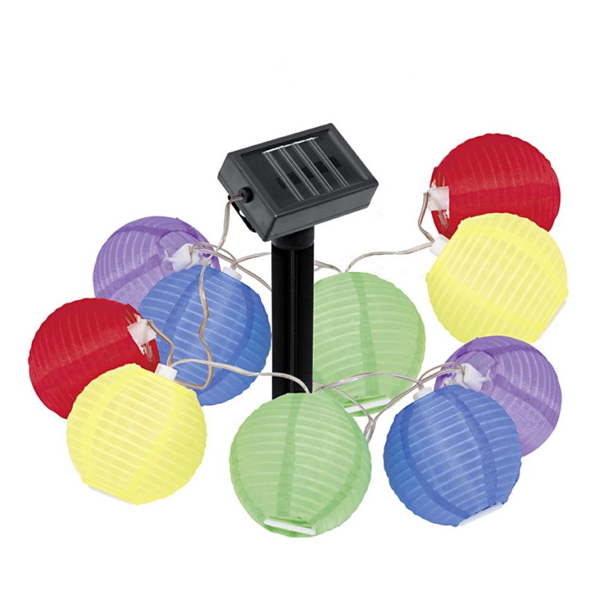 EGLO 47339 - Solarna vrtna svetilka balončki 10xLED/0,075W IP44