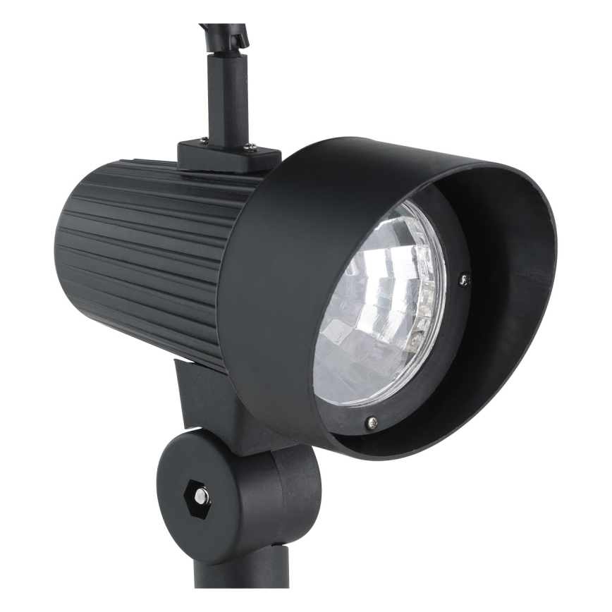 Eglo - Komplet 3× LED sončnih svetilk s senzorjem, 200 mAh, IP44, črna