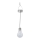 Eglo 48514 - LED Solarna viseča svetilka LED/0,06W/1,2V 150mAh IP44 sijajni krom