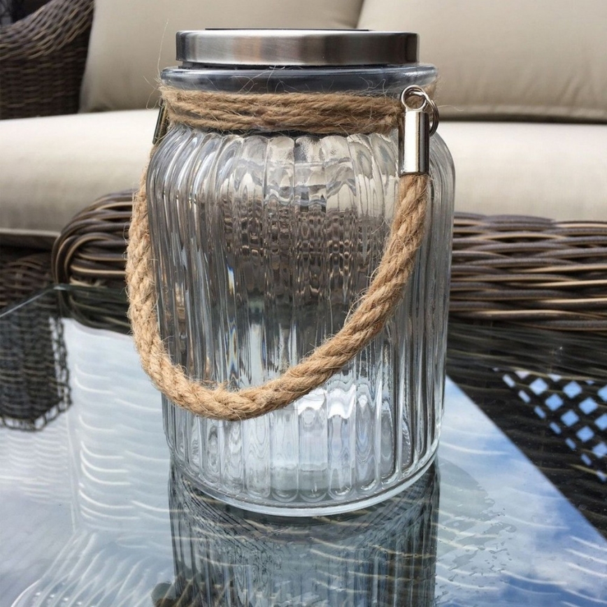 Eglo 48567 - Solarna svetilka SOLAR LED/1xAA 300 mAh prozorna IP44