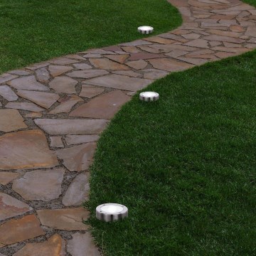 Eglo 48777 - LED solarna svetilka s senzorjem LED/0,07W/1,2V 200 mAh matni krom