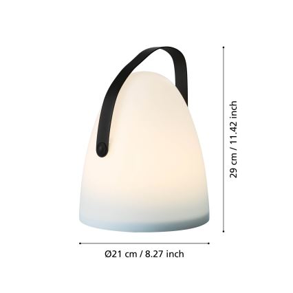 Eglo 48841 - LED Zunanja namizna svetilka COLLIRADOS LED/3xAA IP44