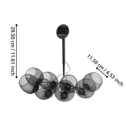 Eglo 48964 - LED sončni niz 8xLED/3m 600 mAh IP44