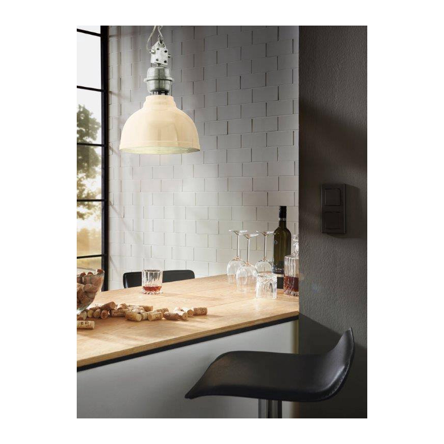 Eglo 49172 - Lestenec na verigi GRANTHAM 1xE27/60W/230V