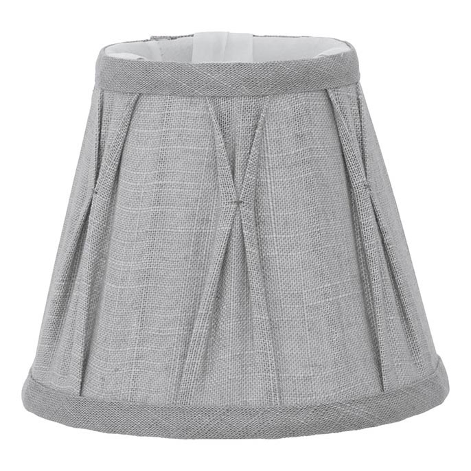 Eglo 49436 - Senčnik za talno svetilko VINTAGE siva lan E14 pr. 15,5 cm
