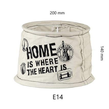 Eglo 49442 - Abažur VINTAGE pytel home E14 Ø 20 cm