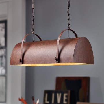 Eglo 49687 - Lestenec na verigi DEERHURST 2xE27/60W/230V