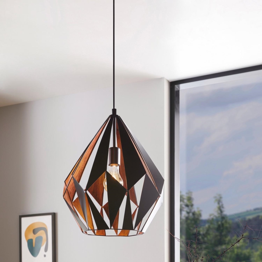 Eglo 49878 - Obesna svetilka CARLTON 1 1xE27/60W/230V