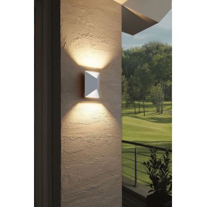 Eglo 54603 - LED Zunanja stenska svetilka PREDAZZO 2xLED/2,5W/230V IP44