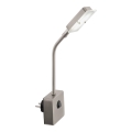 Eglo 54651 - LED Svetilka za vtičnico LED/4,5W/230V 3000K mat krom
