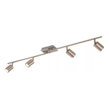 Eglo 54684 - LED stropna točkovna svetilka 4xGU10/5W/230V mat krom