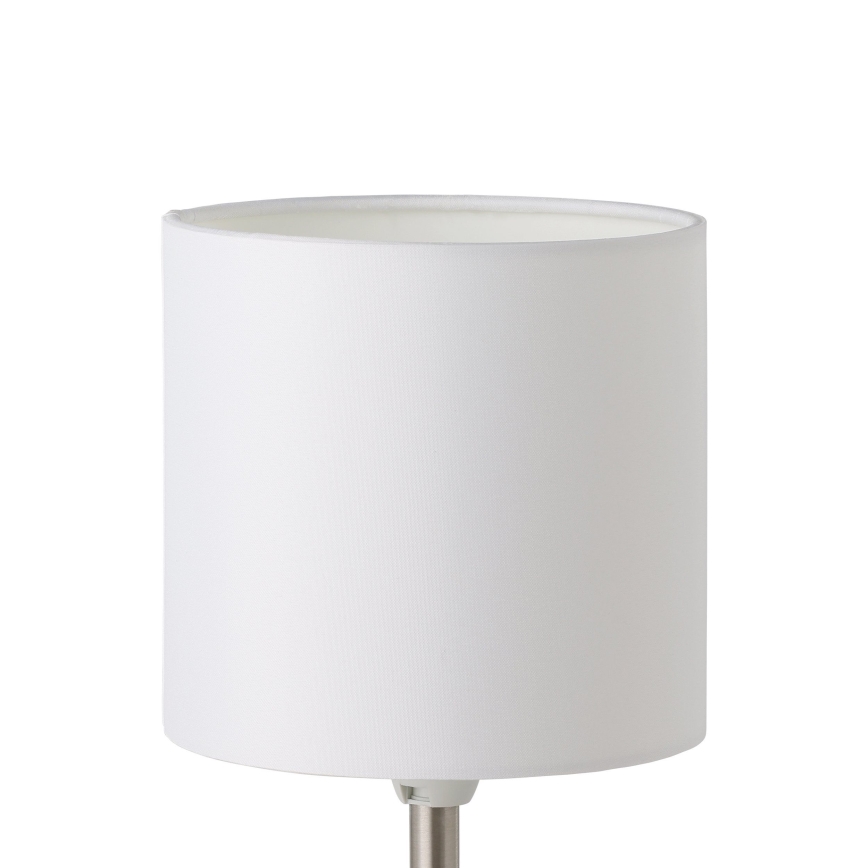 Eglo 54744 - Namizna svetilka ANADIA 1xE14/40W/230V bela/mat krom
