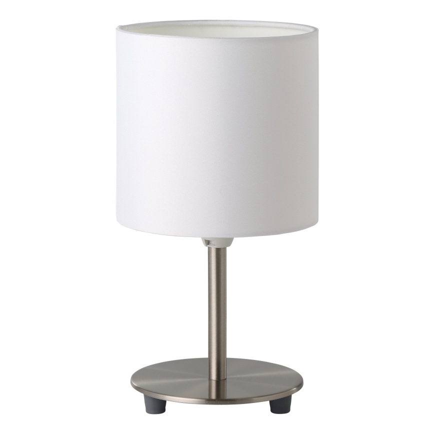 Eglo 54744 - Namizna svetilka ANADIA 1xE14/40W/230V bela/mat krom