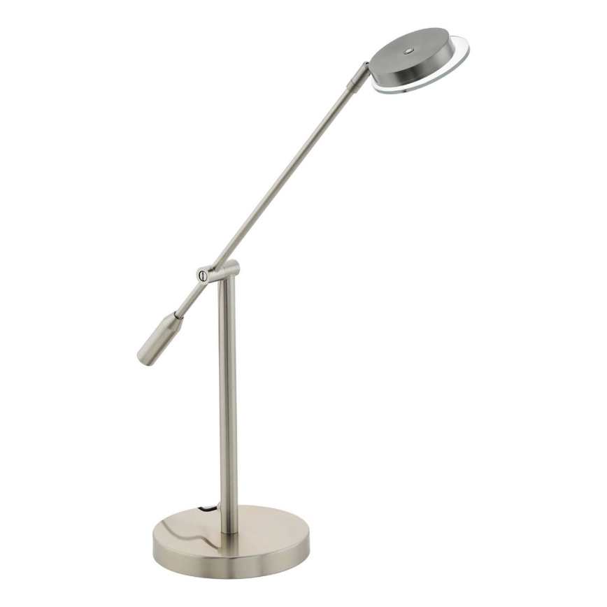 Eglo 54876 - LED Namizna svetilka LED/6,5W/230V 3000K mat krom