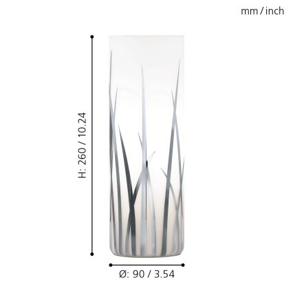 Eglo 54886 - LED Namizna svetilka 1xE27/6W/230V 3000K