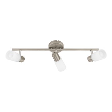 Eglo 55023 - LED Točkovno svetilo 3xE14/4W/230V matni krom
