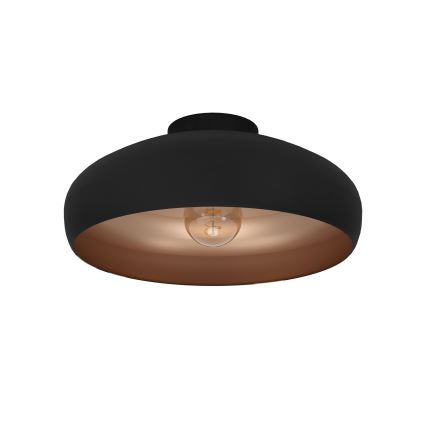 Eglo 55248 - Stropna svetilka MOGANO 1xE27/60W/230V črna