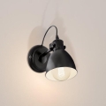 Eglo 55261 - Stenska svetilka PRIDDY 1xE27/40W/230V črna