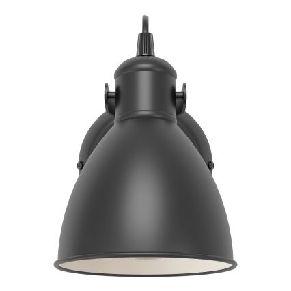 Eglo 55261 - Stenska svetilka PRIDDY 1xE27/40W/230V črna