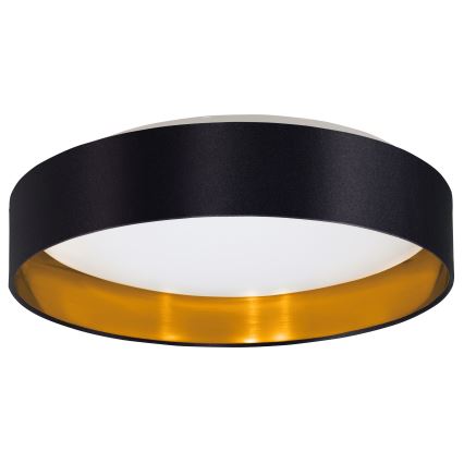 Eglo 55267 - LED stropna svetilka MASERLO LED/16W/230V 3000K premer 40,5 cm črna/medena