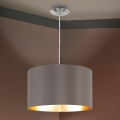 Eglo 55269 - Lestenec na vrvici MASERLO 1xE27/60W/230V rjava