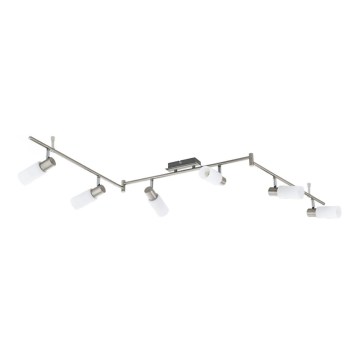 Eglo 55448 - LED točkovno svetilo 6xE14/4W/230V matni krom