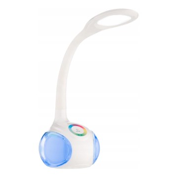 Eglo 55687 - LED RGBW namizna LED svetilka z zatemnjevanjem LED/4,16W/230V bela