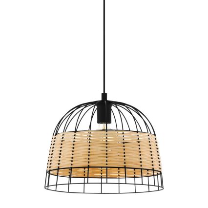 Eglo 55709 - Lestenec na vrvici ANWICK 1xE27/40W/230V ratan