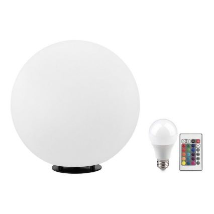 Eglo 55786 - LED RGBW Zunanja svetilka MONTEROLO-C 1xE27/9W/230V 2700-6500K IP65 pr. 30 cm + Daljinski upravljalnik