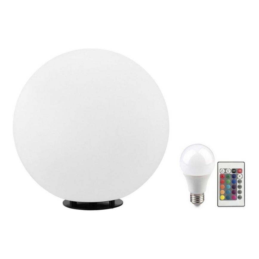 Eglo 55786 - LED RGBW Zunanja svetilka MONTEROLO-C 1xE27/9W/230V 2700-6500K IP65 pr. 30 cm + Daljinski upravljalnik
