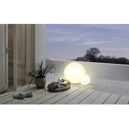 Eglo 55786 - LED RGBW Zunanja svetilka MONTEROLO-C 1xE27/9W/230V 2700-6500K IP65 pr. 30 cm + Daljinski upravljalnik