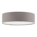 Eglo 55805 - LED stropna svetilka 1xE27/11W/230V, premer 38 cm, siva
