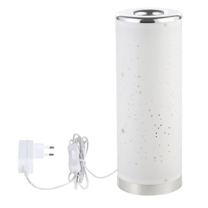 Eglo 56139 - LED RGBW namizna svetilka z možnostjo zatemnitve LED/6W/230V bela + daljinski upravljalnik