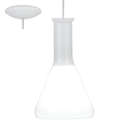 Eglo 62264 - Lestenec na vrvici PASCOA PRO 1xE27/60W/230V 16,8 cm bela