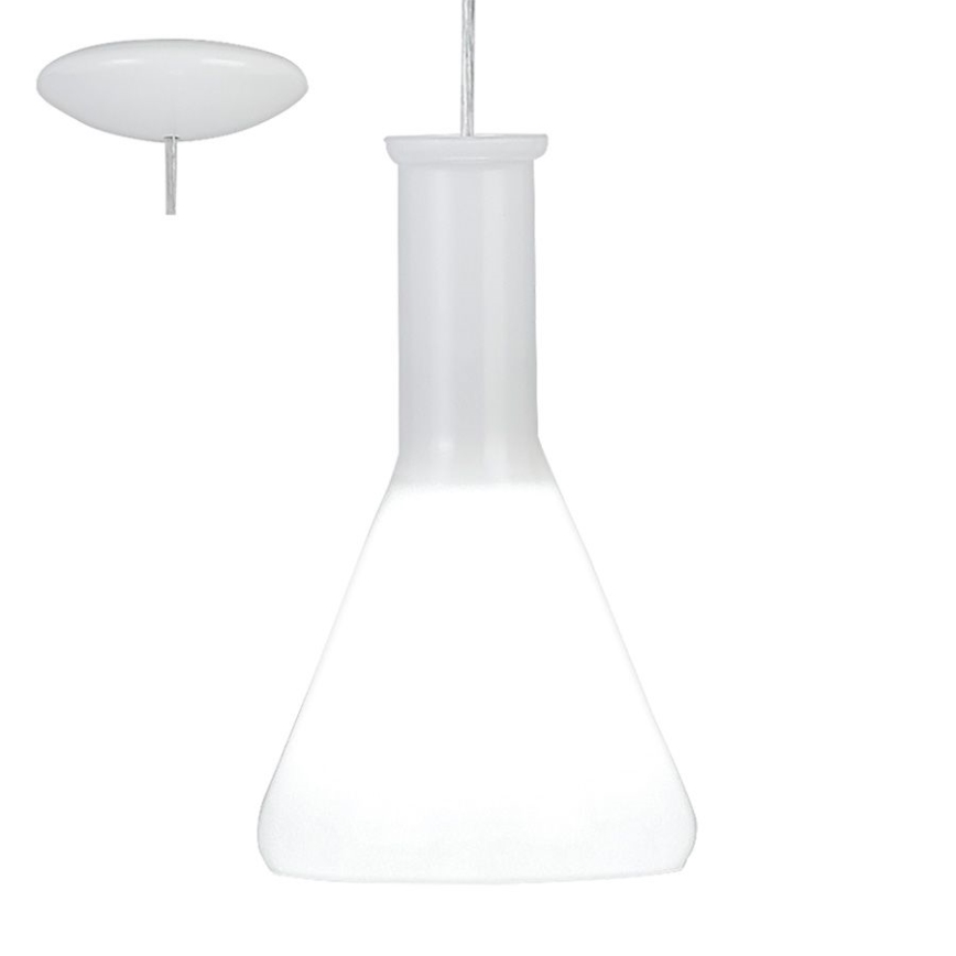 Eglo 62264 - Lestenec na vrvici PASCOA PRO 1xE27/60W/230V 16,8 cm bela