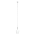 Eglo 62265 - Lestenec na vrvici PASCOA PRO 1xE27/60W/230V 15,6 cm bela