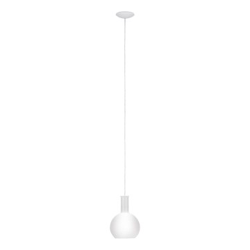 Eglo 62266 - Lestenec na vrvici PASCOA PRO 1xE27/60W/230V 20 cm bela