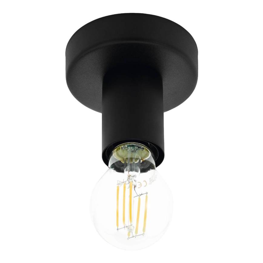 Eglo 64104 - Stropna svetilka IGUALA 1xE27/40W/230V črna