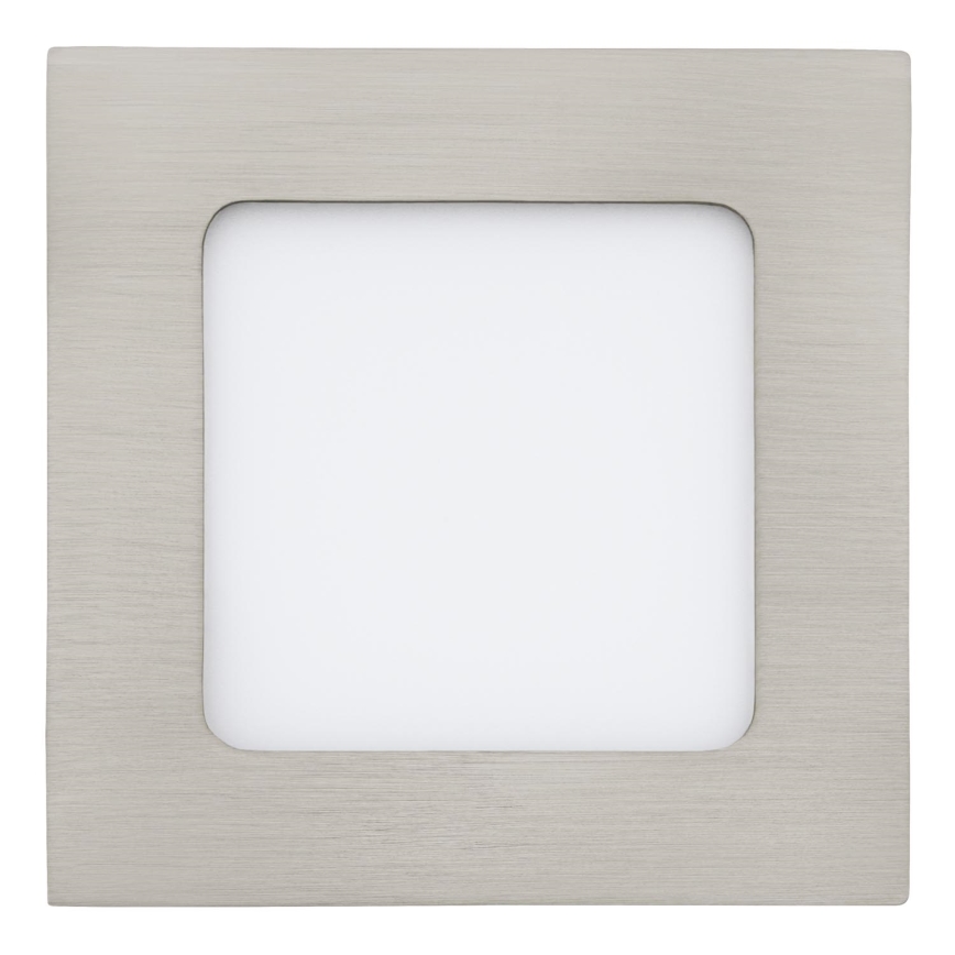 Eglo 64608 - LED Vgradna svetilka FUEVA 1 PRO LED/5,5W/230V 3000K 12x12 cm mat krom