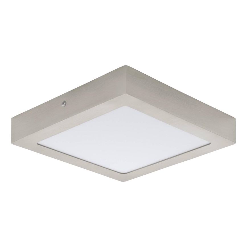 Eglo 64721 -LED Stropna svetilka FUEVA PRO LED/19W/230V 4000K 22,5x22,5 cm mat krom