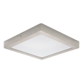 Eglo 64728 - LED Stropna svetilka FUEVA PRO LED/25W/230V 3000K 30x30 cm mat krom