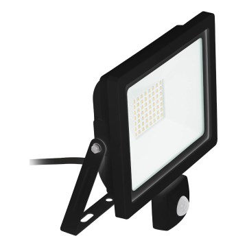 Eglo 64872 - LED Reflektor s senzorjem FILETTI LED/30W/230V 3000K IP44 črna
