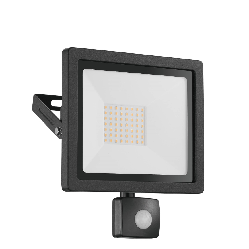 Eglo 64873 - LED Reflektor s senzorjem FILETTI LED/50W/230V 3000K IP44 črna